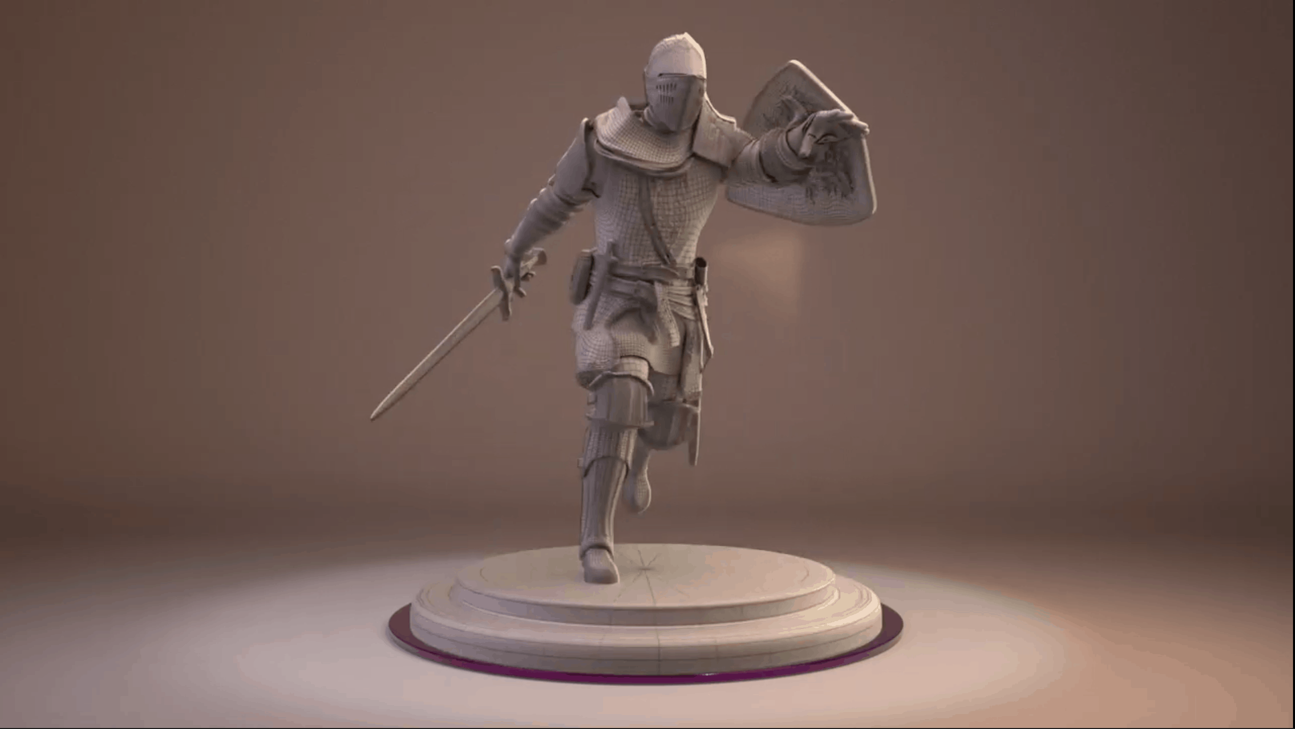 Knight Of Astora – modelado 3D